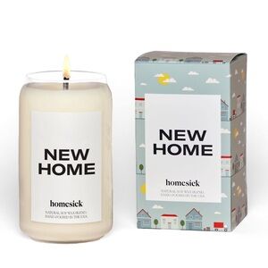Homesick New Home Natural Soy Hand Poured Candle Jasmine Cedarwood Sandalwood